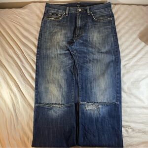 Hugo Boss Distressed Blue Texas Jeans 34/34